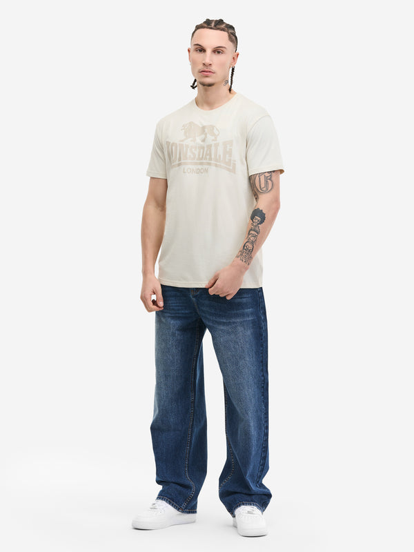 LONSDALE T-Shirt "Logo" | Bone White