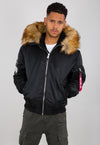❌ SALE ❌ ALPHA INDUSTRIES Winterjacke "MA-1 Hooded Arctic" | Black