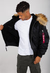 ❌ SALE ❌ ALPHA INDUSTRIES Winterjacke "MA-1 Hooded Arctic" | Black
