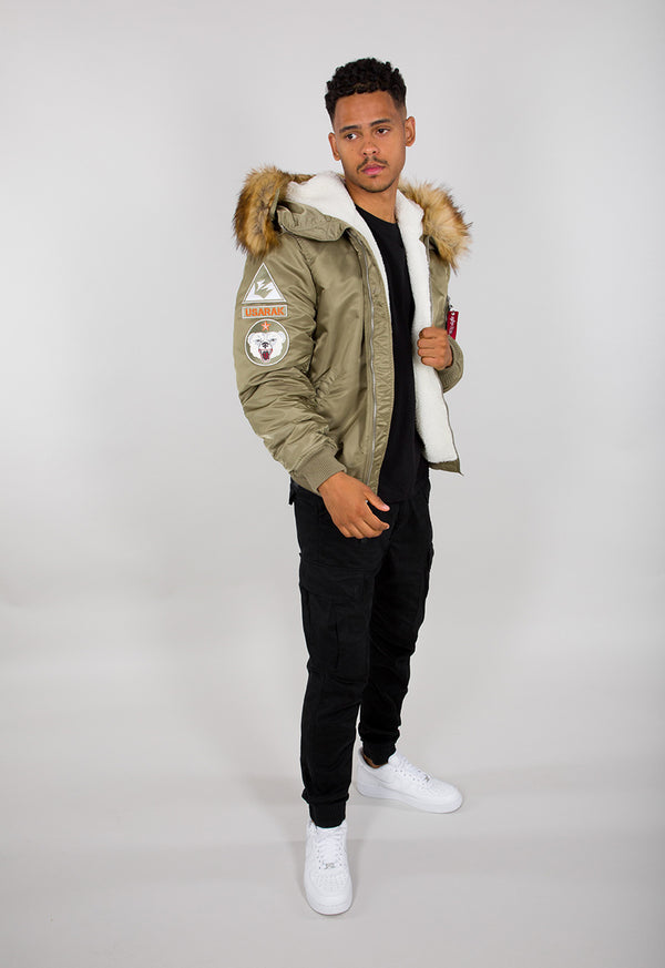❌ SALE ❌ ALPHA INDUSTRIES "MA-1 Hooded Arctic" Winterjacke | Khaki