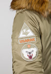 ❌ SALE ❌ ALPHA INDUSTRIES "MA-1 Hooded Arctic" Winterjacke | Khaki