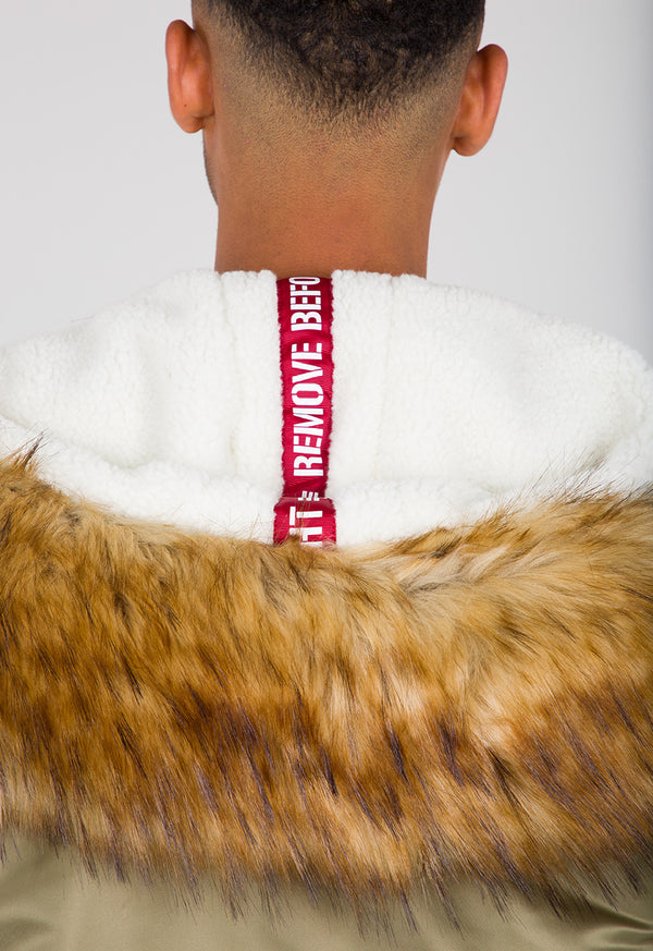❌ SALE ❌ ALPHA INDUSTRIES "MA-1 Hooded Arctic" Winterjacke | Khaki