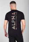 ALPHA INDUSTRIES Backprint T | Black