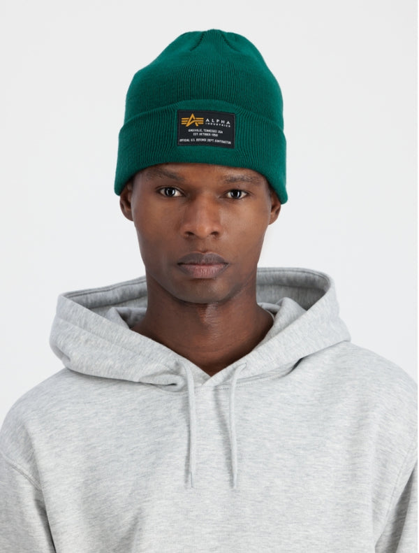 ❌ SALE ❌ ALPHA INDUSTRIES Crew Beanie | Force Green