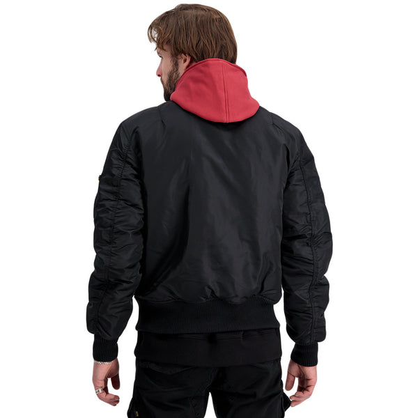 ❌ SALE ❌ ALPHA INDUSTRIES MA-1 D-Tec SE | Black / Red