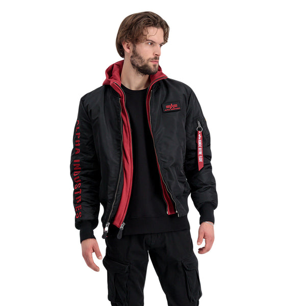 ❌ SALE ❌ ALPHA INDUSTRIES MA-1 D-Tec SE | Black / Red