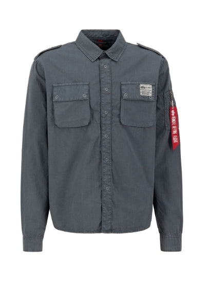 ❌ SALE ❌ ALPHA INDUSTRIES Urban Military Shirt | Vintage Grey
