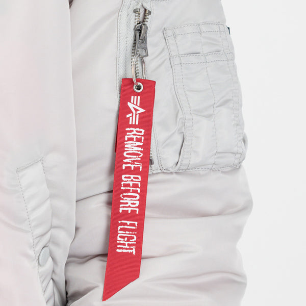 ALPHA INDUSTRIES MA-1 ZH Back EMB | Pastel Grey