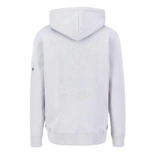 ALPHA INDUSTRIES Air Force Hoody | Pastel Grey
