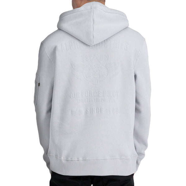 ALPHA INDUSTRIES Air Force Hoody | Pastel Grey