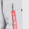 ALPHA INDUSTRIES Air Force Hoody | Pastel Grey