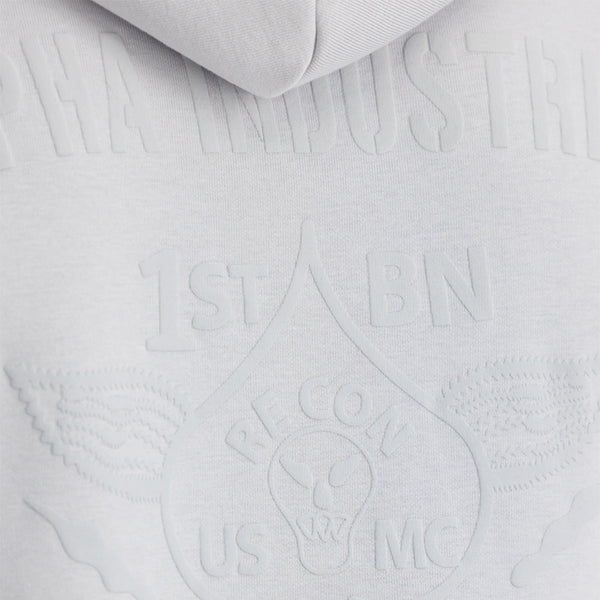 ALPHA INDUSTRIES Air Force Hoody | Pastel Grey