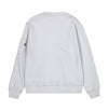 ALPHA INDUSTRIES Satin Logo Sweater | Pastel Grey