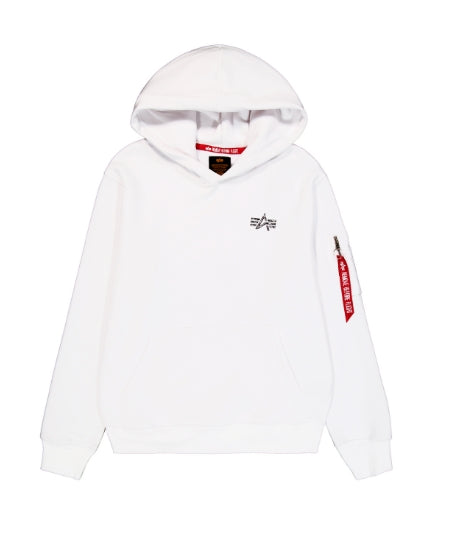 ALPHA INDUSTRIES Signature BP Hoodie | White