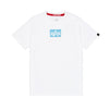 ALPHA INDUSTRIES Satin Logo T-Shirt | White
