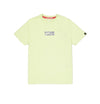 ❌ SALE ❌ ALPHA INDUSTRIES Metal Plate T-Shirt | Arctic Lime