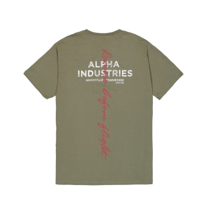 ALPHA INDUSTRIES Signature BP T-Shirt | Sage Green