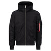 ❌ SALE ❌ ALPHA INDUSTRIES MA-1 Hooded | Black