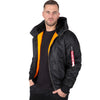 ❌ SALE ❌ ALPHA INDUSTRIES MA-1 Hooded | Black
