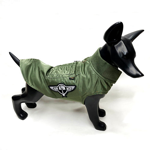 ❌ SALE ❌ ALPHA INDUSTRIES MA-1 Dog Jacket | Sage Green