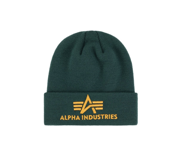 ❌ SALE ❌ ALPHA INDUSTRIES 3D Beanie | Force Green