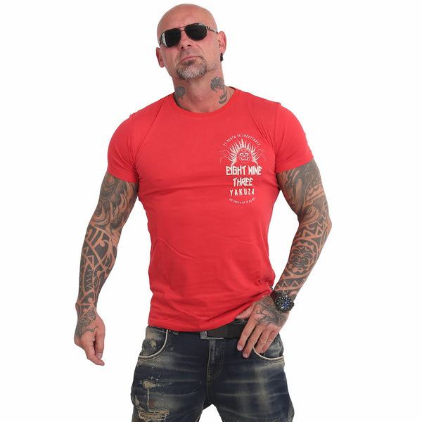 ❌ SALE ❌ YAKUZA T-Shirt "Inevitable" | Ribbon Red
