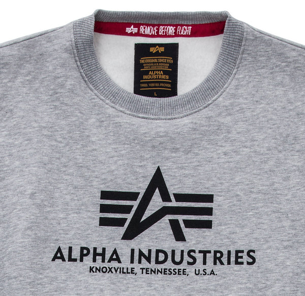 ALPHA INDUSTRIES Basic Sweatshirt | Grey Heather