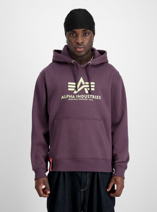ALPHA INDUSTRIES Basic Hoodie | Plum
