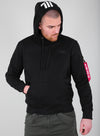 ALPHA INDUSTRIES Back Print Hoody | Black