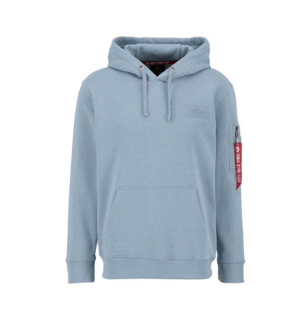 ALPHA INDUSTRIES Back Print Hoody | Greyblue