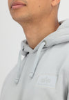 ALPHA INDUSTRIES Back Print Hoody | Pastel Grey