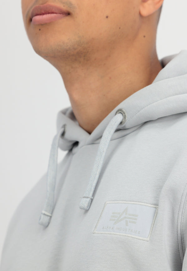 ALPHA INDUSTRIES Back Print Hoody | Pastel Grey