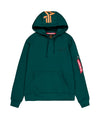 ALPHA INDUSTRIES Back Print Hoody | Force Green