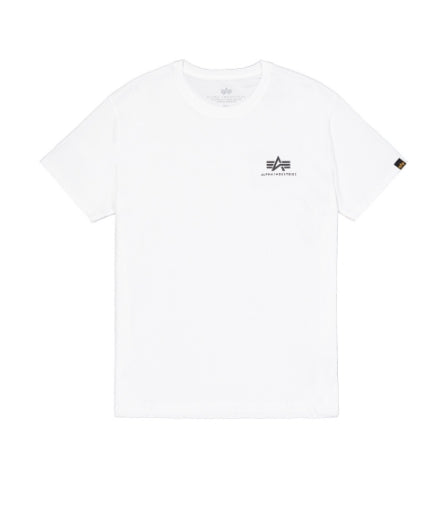 ALPHA INDUSTRIES Basic T-Shirt Small Logo | White