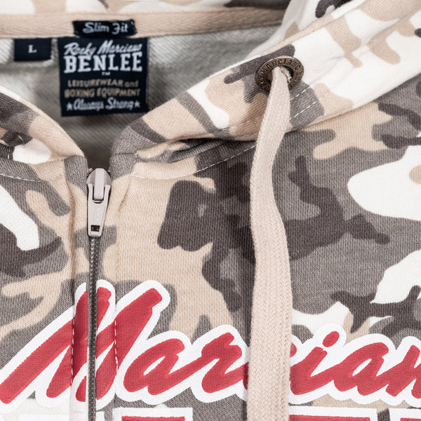 ❌ SALE ❌ BENLEE Zip-Kapuzensweatshirt "Bathurst" | Camo Grey