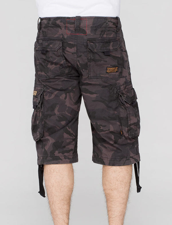 ALPHA INDUSTRIES Jet Short | Black Camo