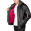 ALPHA INDUSTRIES MA-1 D-Tec Leather | Black