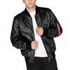 ALPHA INDUSTRIES MA-1 D-Tec Leather | Black