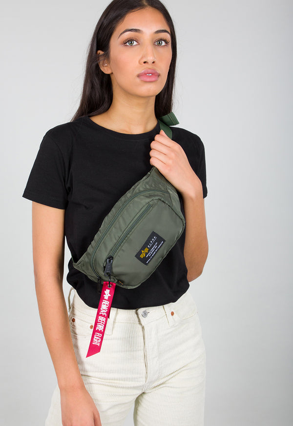 ALPHA INDUSTRIES Crew Waist Bag | Sage Green