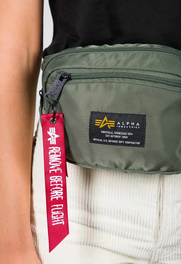 ALPHA INDUSTRIES Crew Waist Bag | Sage Green