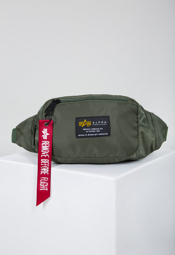 ALPHA INDUSTRIES Crew Waist Bag | Sage Green