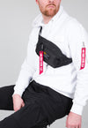 ALPHA INDUSTRIES Crew Waist Bag | Black