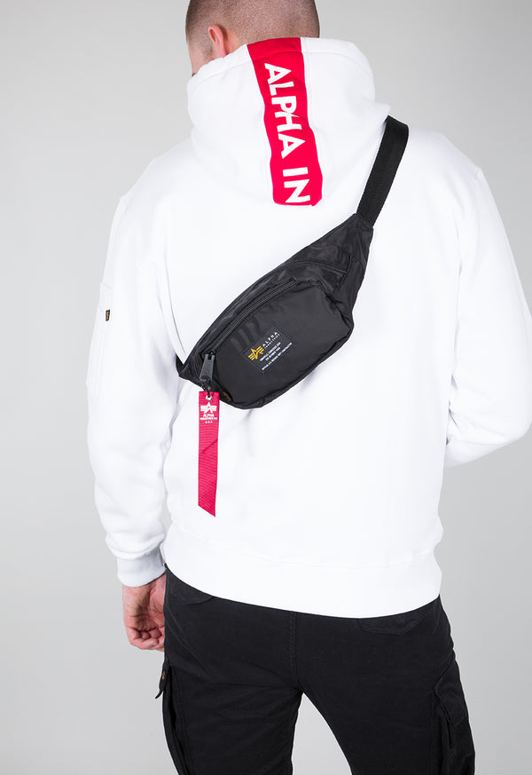 ALPHA INDUSTRIES Crew Waist Bag | Black