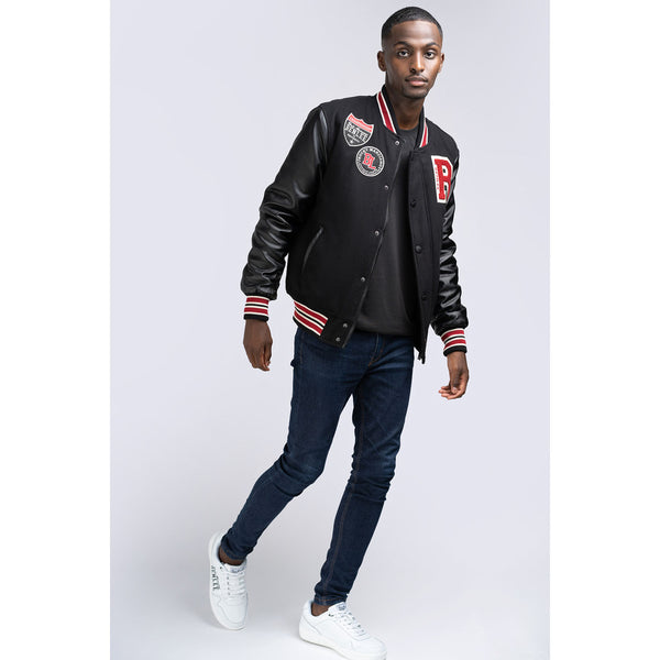 ❌ SALE ❌ BENLEE Baseballjacke "Francis" | Black