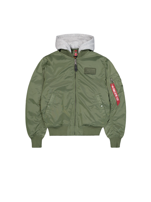 ALPHA INDUSTRIES MA-1 TT Hood | Sage Green