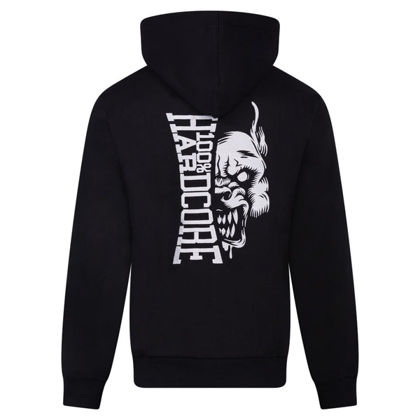 ❌ SALE ❌ 100% HARDCORE Zip Hoodie "Branded Rage Taped" | Black