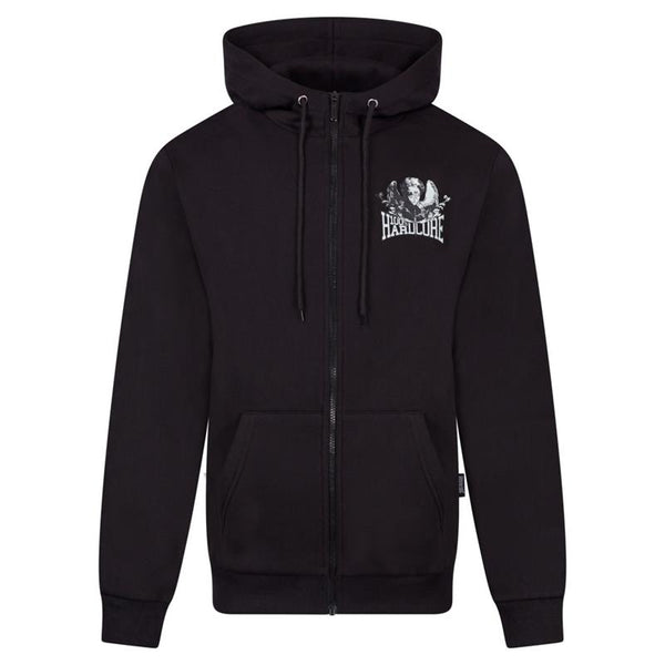 ❌ SALE ❌ 100% HARDCORE Zip Hoodie "Angel" | Black
