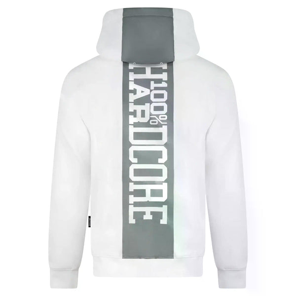 ❌ SALE ❌ 100% HARDCORE Zip Hoodie "Negative" | White