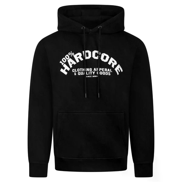 ❌ SALE ❌ 100% HARDCORE Hoodie "Apparel" | Black