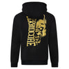 100% HARDCORE Herren Zip Hoodie "Essential" | Black/Gold